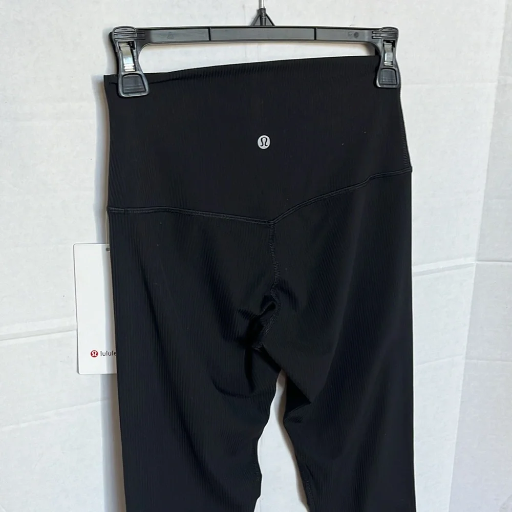 Lululemon Align Ribbed HR Pant 25” BLK - Picture 5 of 5